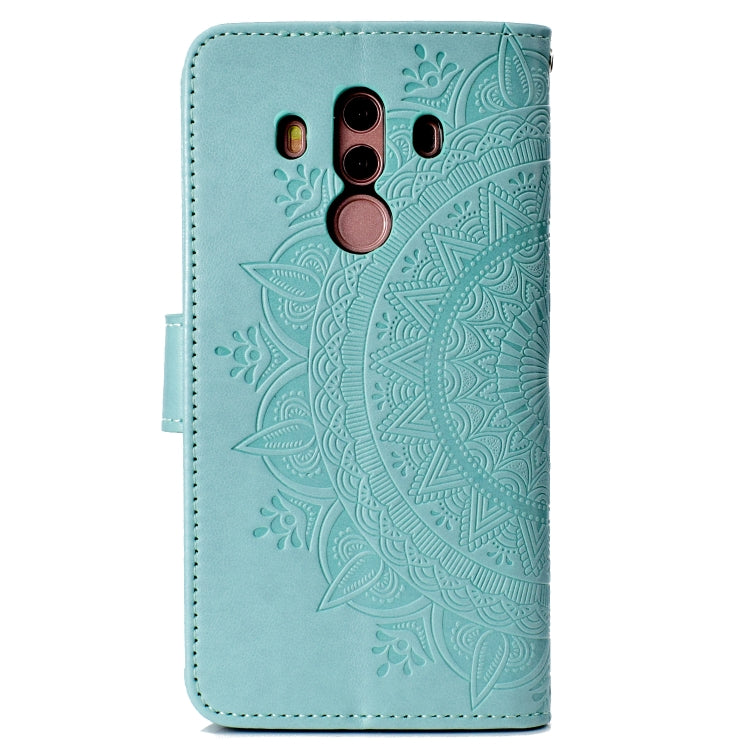 For Huawei Mate 10 Pro Totem Flower Embossed Horizontal Flip TPU + PU Leather Case with Holder & Card Slots & Wallet
