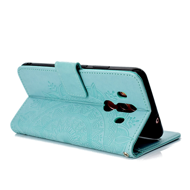 For Huawei Mate 10 Pro Totem Flower Embossed Horizontal Flip TPU + PU Leather Case with Holder & Card Slots & Wallet