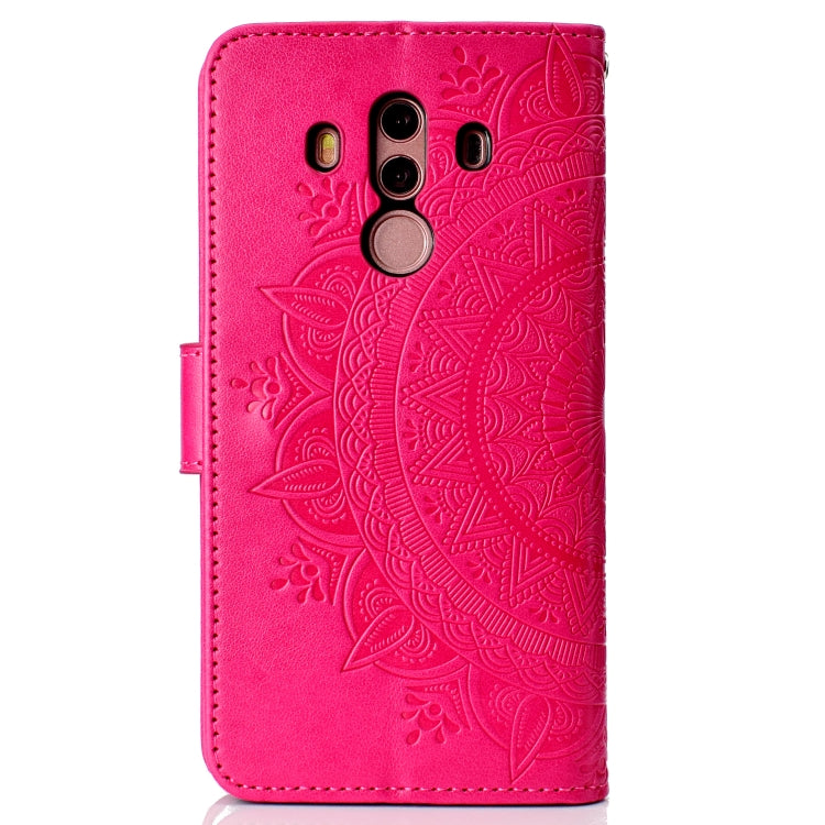 For Huawei Mate 10 Pro Totem Flower Embossed Horizontal Flip TPU + PU Leather Case with Holder & Card Slots & Wallet