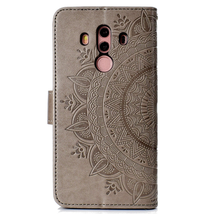 For Huawei Mate 10 Pro Totem Flower Embossed Horizontal Flip TPU + PU Leather Case with Holder & Card Slots & Wallet