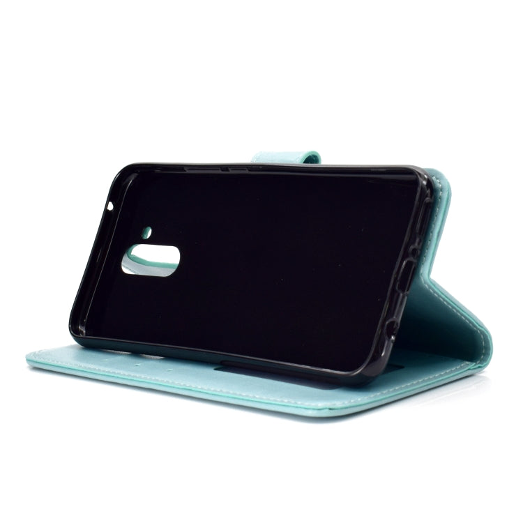 For Huawei Mate 20 Lite Totem Flower Embossed Horizontal Flip TPU + PU Leather Case with Holder & Card Slots & Wallet