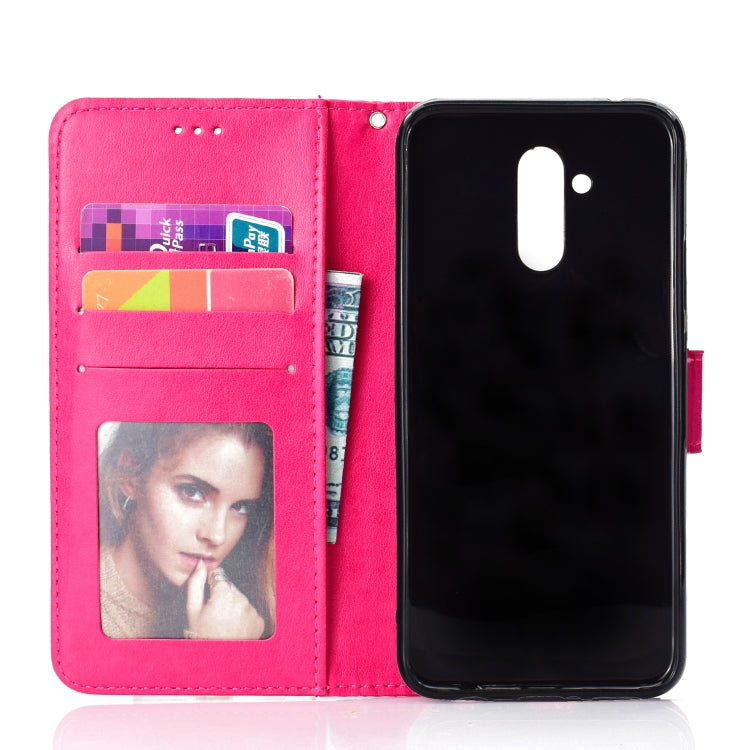 For Huawei Mate 20 Lite Totem Flower Embossed Horizontal Flip TPU + PU Leather Case with Holder & Card Slots & Wallet