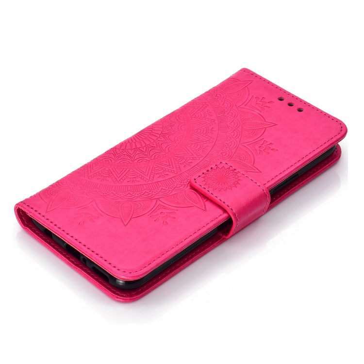 For Huawei Mate 20 Lite Totem Flower Embossed Horizontal Flip TPU + PU Leather Case with Holder & Card Slots & Wallet