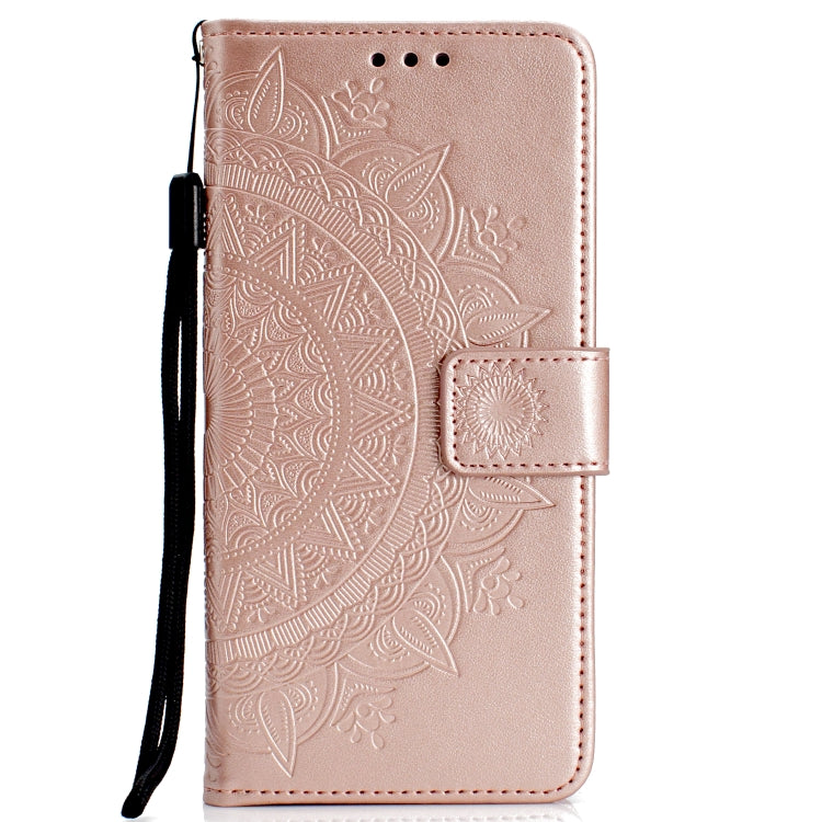 For Huawei Mate 20 Lite Totem Flower Embossed Horizontal Flip TPU + PU Leather Case with Holder & Card Slots & Wallet