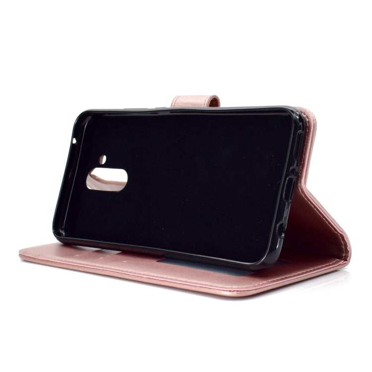 For Huawei Mate 20 Lite Totem Flower Embossed Horizontal Flip TPU + PU Leather Case with Holder & Card Slots & Wallet