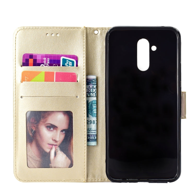For Huawei Mate 20 Lite Totem Flower Embossed Horizontal Flip TPU + PU Leather Case with Holder & Card Slots & Wallet