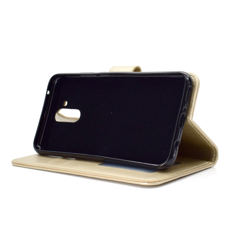 For Huawei Mate 20 Lite Totem Flower Embossed Horizontal Flip TPU + PU Leather Case with Holder & Card Slots & Wallet