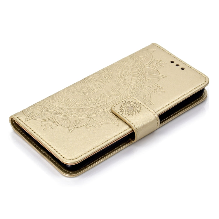 For Huawei Mate 20 Lite Totem Flower Embossed Horizontal Flip TPU + PU Leather Case with Holder & Card Slots & Wallet