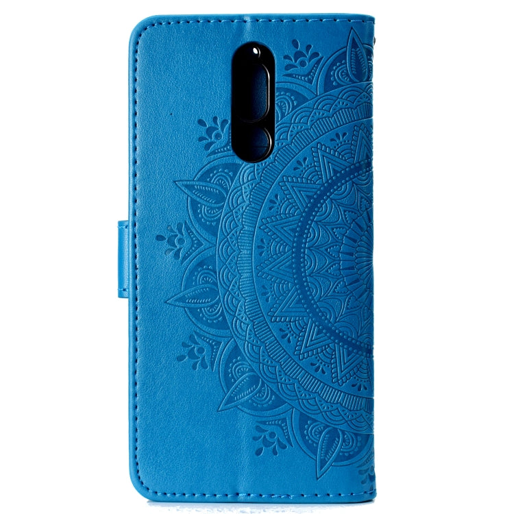 For Huawei Mate 10 Lite Totem Flower Embossed Horizontal Flip TPU + PU Leather Case with Holder & Card Slots & Wallet