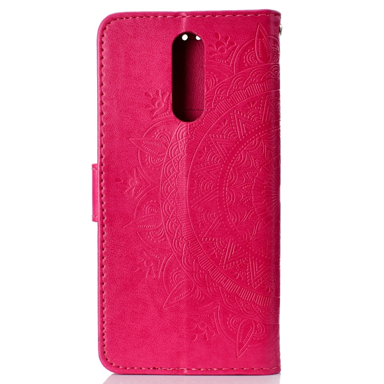 For Huawei Mate 10 Lite Totem Flower Embossed Horizontal Flip TPU + PU Leather Case with Holder & Card Slots & Wallet