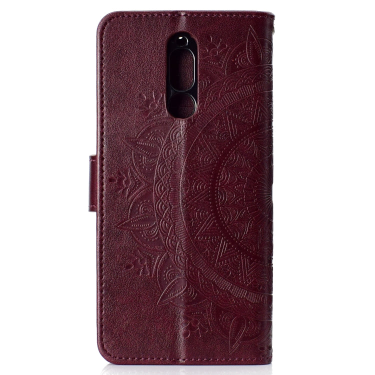 For Huawei Mate 10 Lite Totem Flower Embossed Horizontal Flip TPU + PU Leather Case with Holder & Card Slots & Wallet