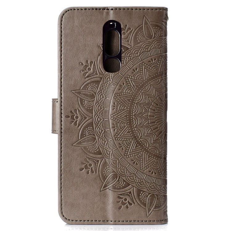 For Huawei Mate 10 Lite Totem Flower Embossed Horizontal Flip TPU + PU Leather Case with Holder & Card Slots & Wallet