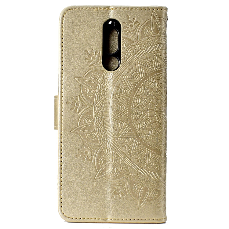 For Huawei Mate 10 Lite Totem Flower Embossed Horizontal Flip TPU + PU Leather Case with Holder & Card Slots & Wallet