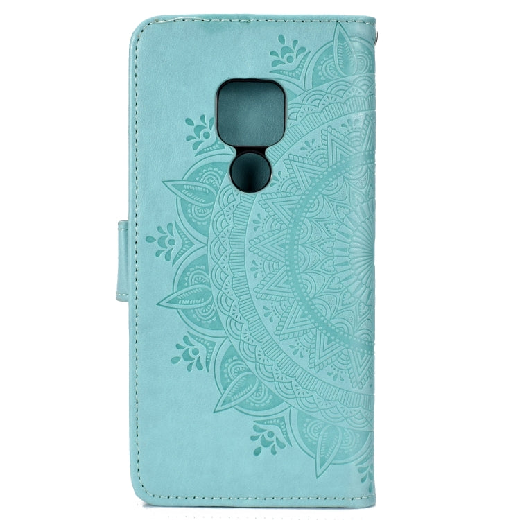 For Huawei Mate 20 Totem Flower Embossed Horizontal Flip TPU + PU Leather Case with Holder & Card Slots & Wallet