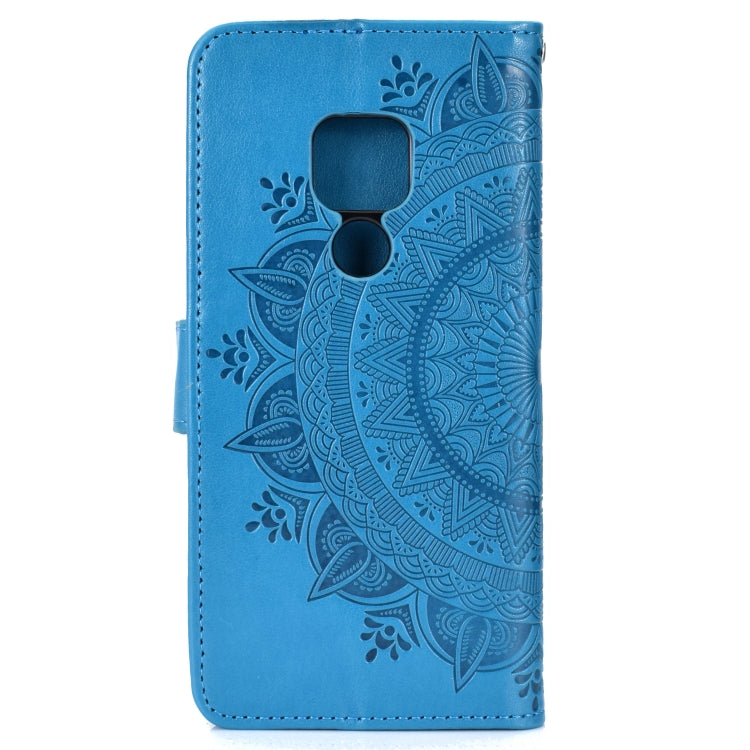 For Huawei Mate 20 Totem Flower Embossed Horizontal Flip TPU + PU Leather Case with Holder & Card Slots & Wallet