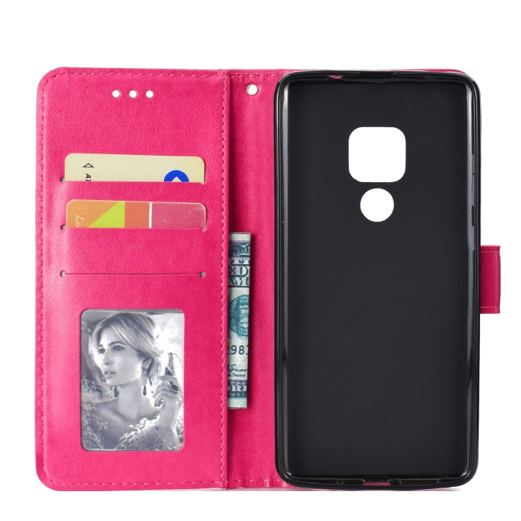 For Huawei Mate 20 Totem Flower Embossed Horizontal Flip TPU + PU Leather Case with Holder & Card Slots & Wallet
