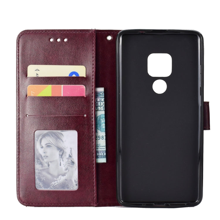 For Huawei Mate 20 Totem Flower Embossed Horizontal Flip TPU + PU Leather Case with Holder & Card Slots & Wallet