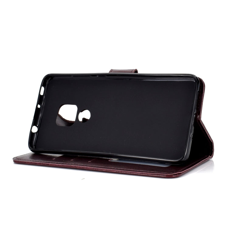 For Huawei Mate 20 Totem Flower Embossed Horizontal Flip TPU + PU Leather Case with Holder & Card Slots & Wallet