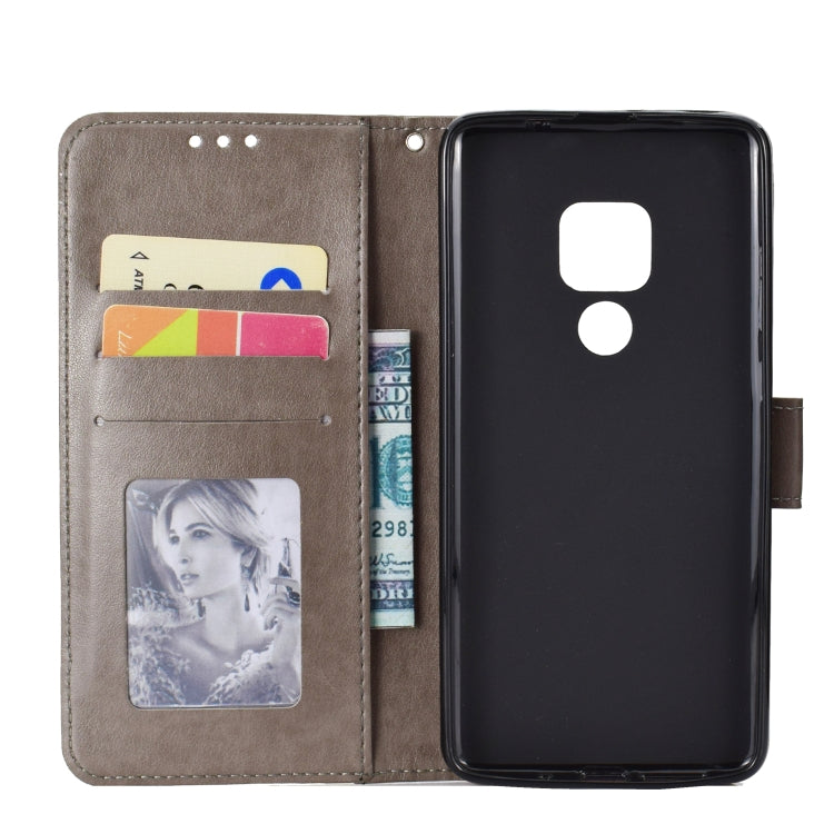 For Huawei Mate 20 Totem Flower Embossed Horizontal Flip TPU + PU Leather Case with Holder & Card Slots & Wallet