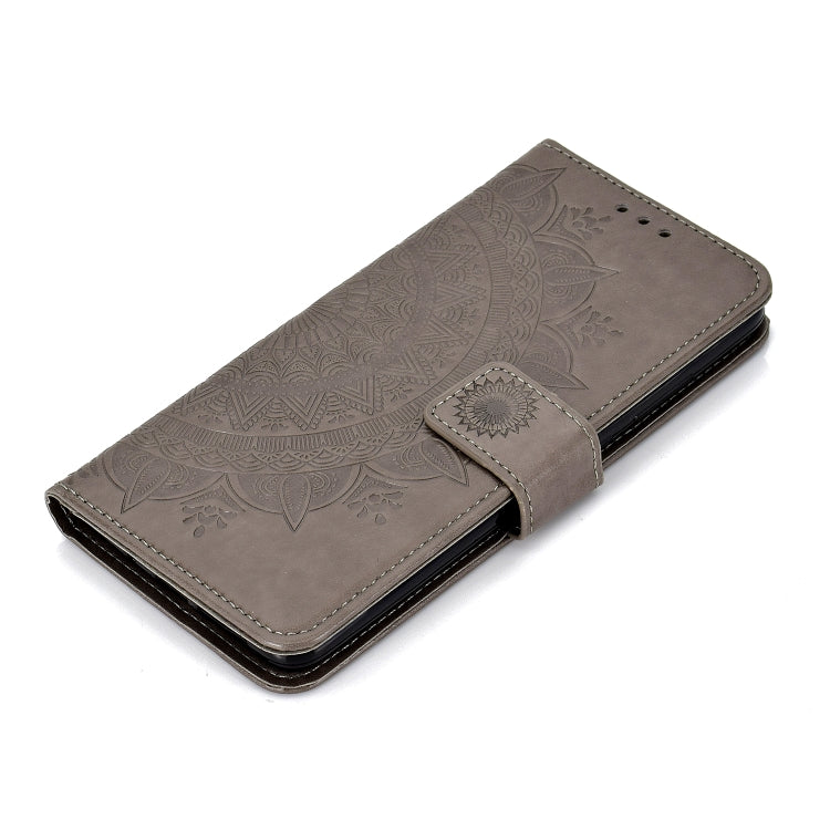 For Huawei Mate 20 Totem Flower Embossed Horizontal Flip TPU + PU Leather Case with Holder & Card Slots & Wallet