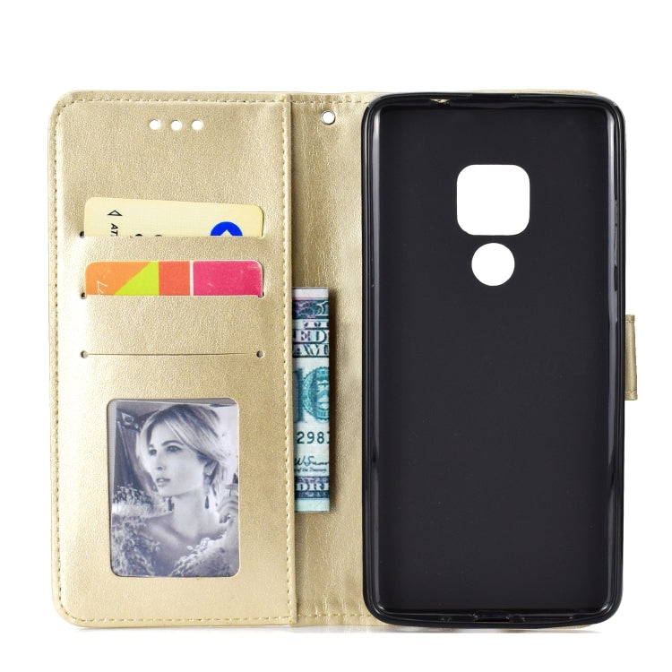 For Huawei Mate 20 Totem Flower Embossed Horizontal Flip TPU + PU Leather Case with Holder & Card Slots & Wallet