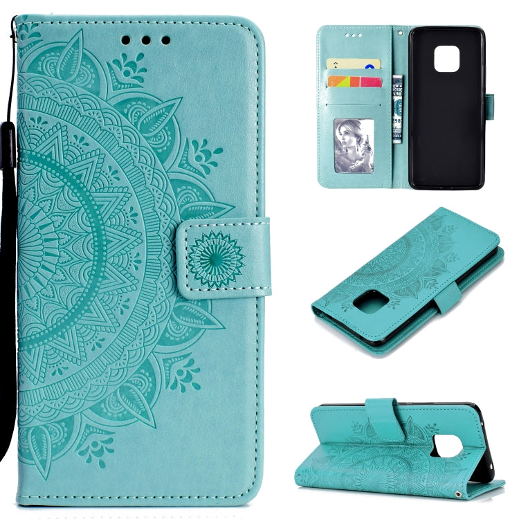 For Huawei Mate 20 Pro Totem Flower Embossed Horizontal Flip TPU + PU Leather Case with Holder & Card Slots & Wallet