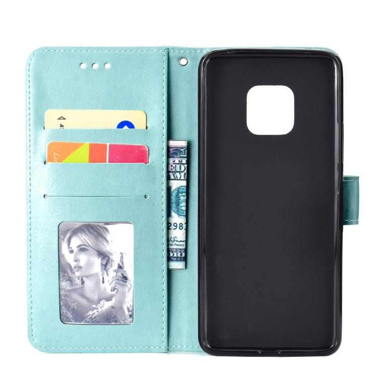 For Huawei Mate 20 Pro Totem Flower Embossed Horizontal Flip TPU + PU Leather Case with Holder & Card Slots & Wallet