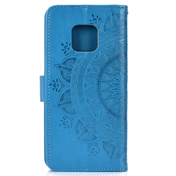 For Huawei Mate 20 Pro Totem Flower Embossed Horizontal Flip TPU + PU Leather Case with Holder & Card Slots & Wallet
