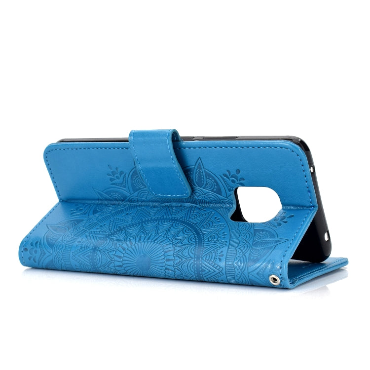 For Huawei Mate 20 Pro Totem Flower Embossed Horizontal Flip TPU + PU Leather Case with Holder & Card Slots & Wallet
