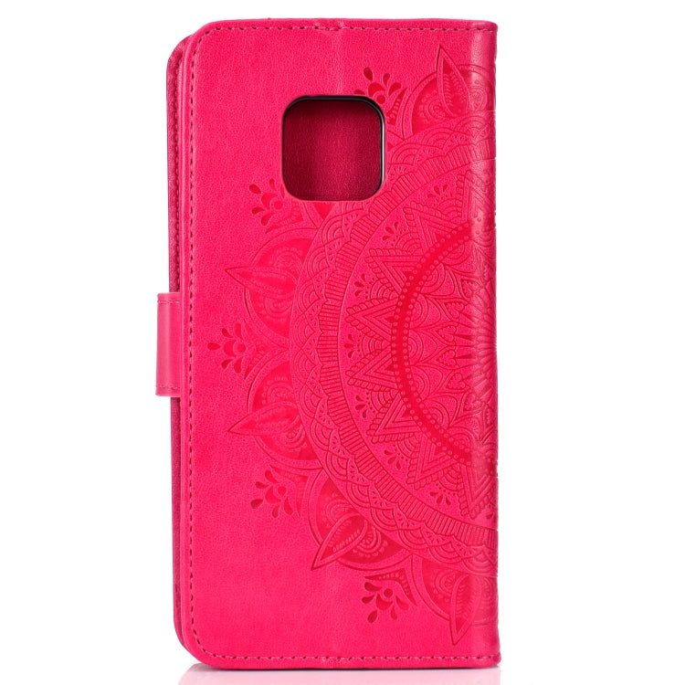 For Huawei Mate 20 Pro Totem Flower Embossed Horizontal Flip TPU + PU Leather Case with Holder & Card Slots & Wallet