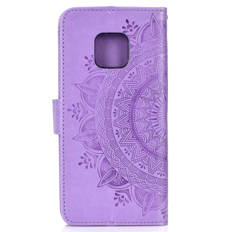 For Huawei Mate 20 Pro Totem Flower Embossed Horizontal Flip TPU + PU Leather Case with Holder & Card Slots & Wallet