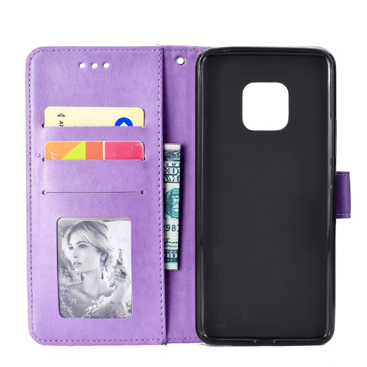 For Huawei Mate 20 Pro Totem Flower Embossed Horizontal Flip TPU + PU Leather Case with Holder & Card Slots & Wallet