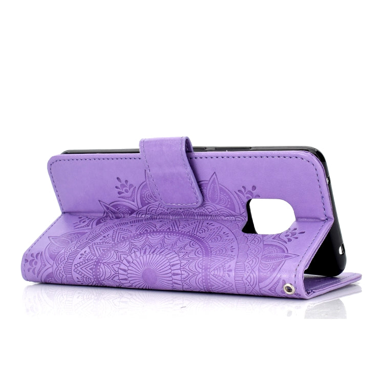 For Huawei Mate 20 Pro Totem Flower Embossed Horizontal Flip TPU + PU Leather Case with Holder & Card Slots & Wallet