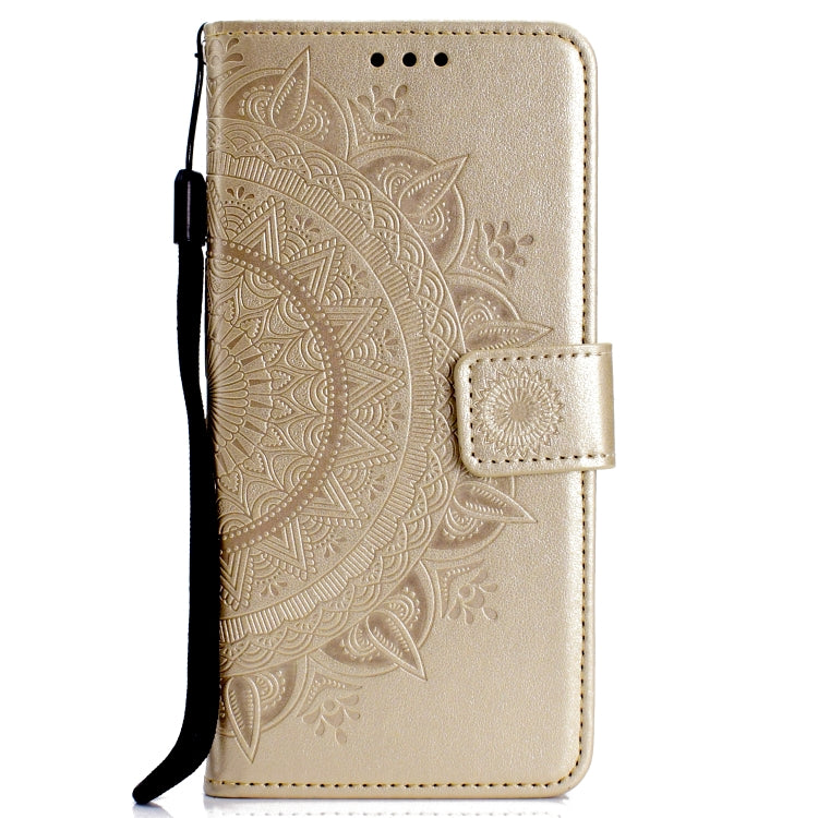 For Huawei Mate 20 Pro Totem Flower Embossed Horizontal Flip TPU + PU Leather Case with Holder & Card Slots & Wallet