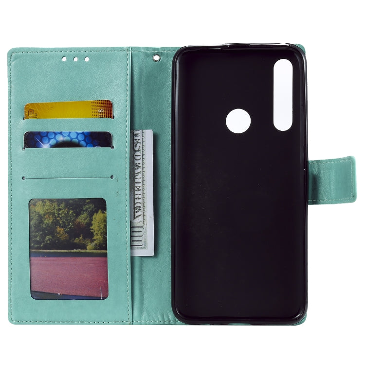 For Huawei P smart Z Totem Flower Embossed Horizontal Flip TPU + PU Leather Case with Holder & Card Slots & Wallet