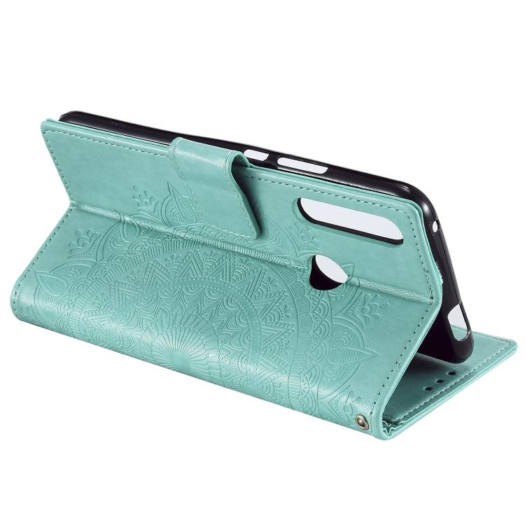 For Huawei P smart Z Totem Flower Embossed Horizontal Flip TPU + PU Leather Case with Holder & Card Slots & Wallet