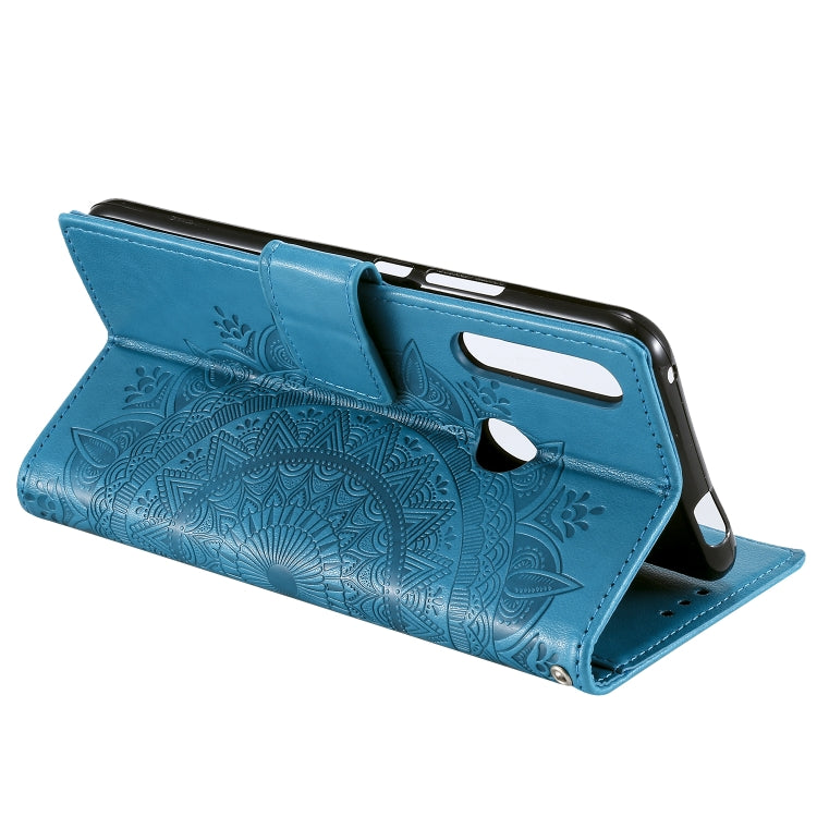For Huawei P smart Z Totem Flower Embossed Horizontal Flip TPU + PU Leather Case with Holder & Card Slots & Wallet