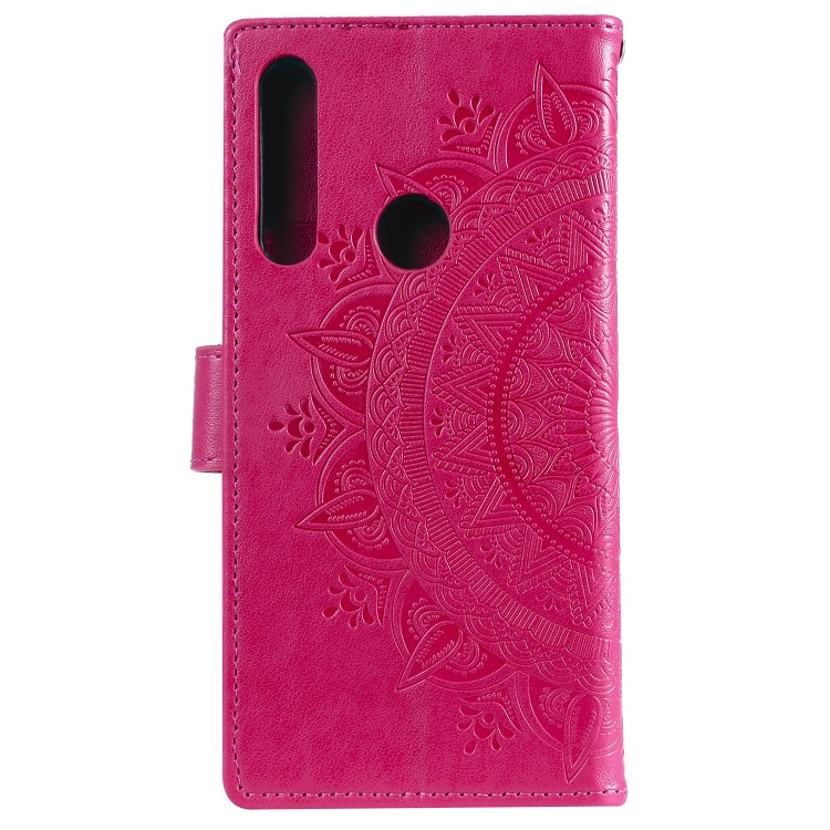 For Huawei P smart Z Totem Flower Embossed Horizontal Flip TPU + PU Leather Case with Holder & Card Slots & Wallet