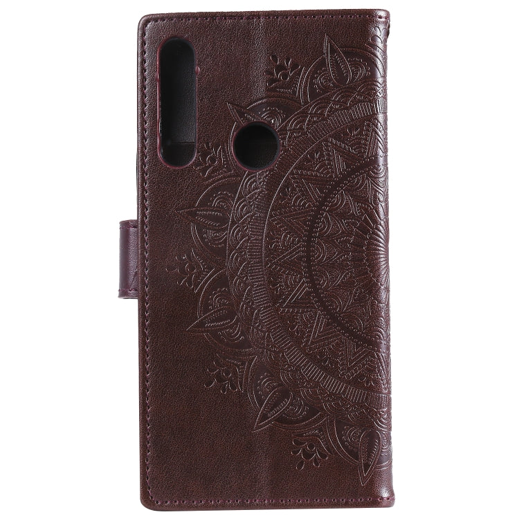 For Huawei P smart Z Totem Flower Embossed Horizontal Flip TPU + PU Leather Case with Holder & Card Slots & Wallet