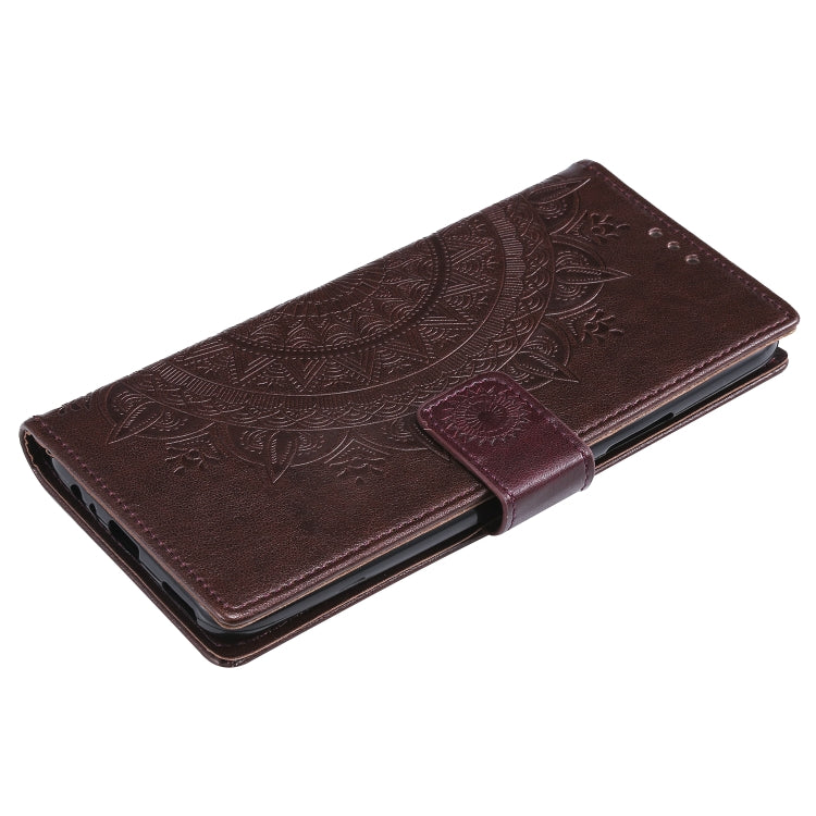 For Huawei P smart Z Totem Flower Embossed Horizontal Flip TPU + PU Leather Case with Holder & Card Slots & Wallet