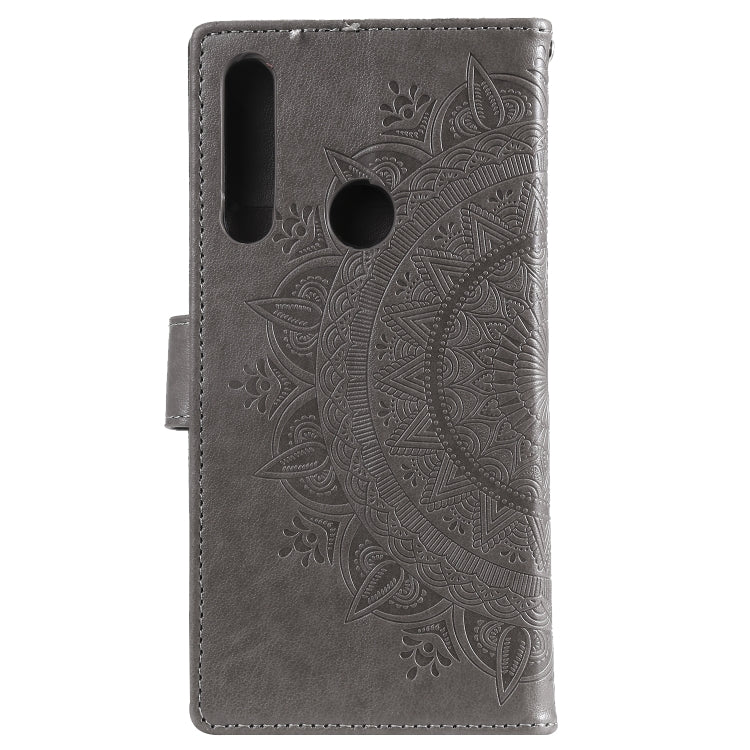 For Huawei P smart Z Totem Flower Embossed Horizontal Flip TPU + PU Leather Case with Holder & Card Slots & Wallet