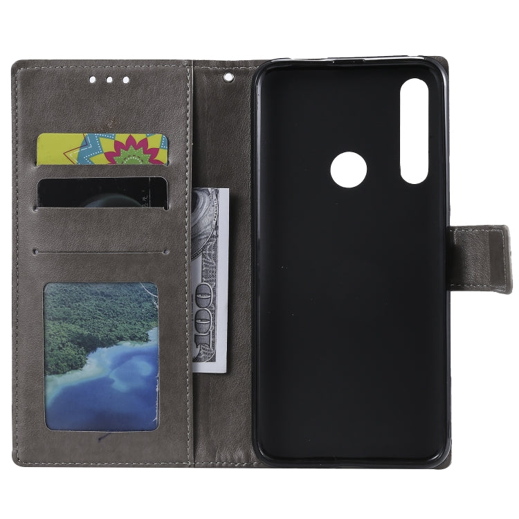 For Huawei P smart Z Totem Flower Embossed Horizontal Flip TPU + PU Leather Case with Holder & Card Slots & Wallet