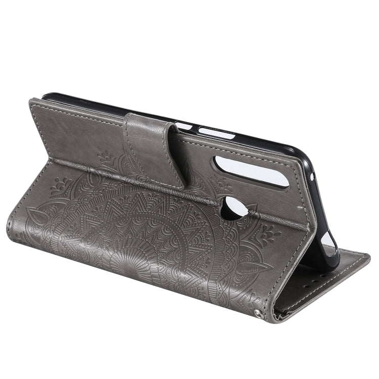 For Huawei P smart Z Totem Flower Embossed Horizontal Flip TPU + PU Leather Case with Holder & Card Slots & Wallet