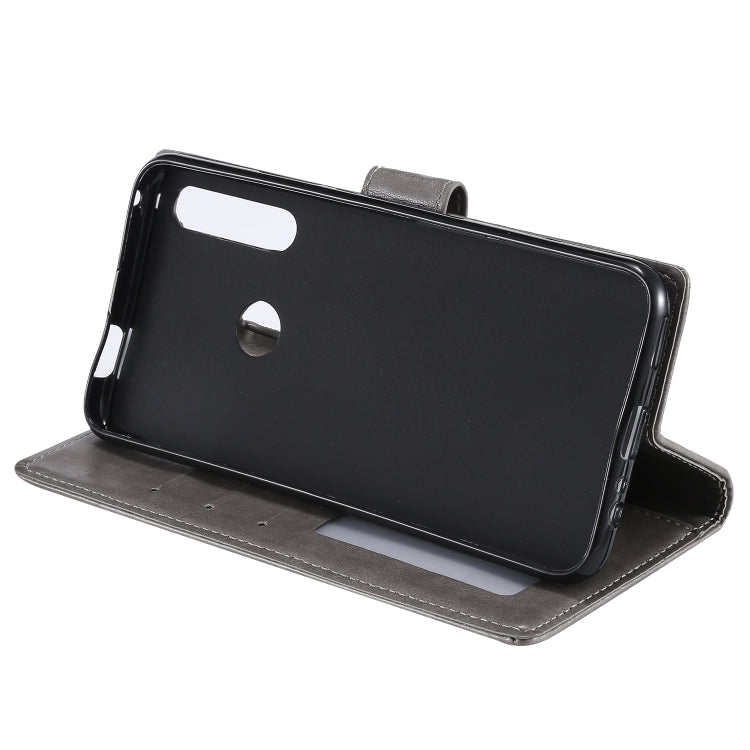 For Huawei P smart Z Totem Flower Embossed Horizontal Flip TPU + PU Leather Case with Holder & Card Slots & Wallet
