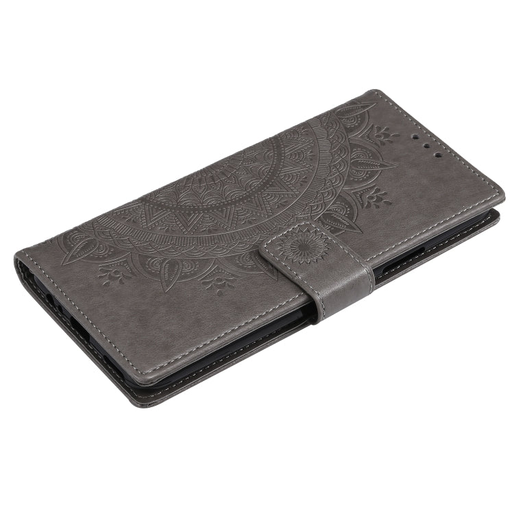 For Huawei P smart Z Totem Flower Embossed Horizontal Flip TPU + PU Leather Case with Holder & Card Slots & Wallet