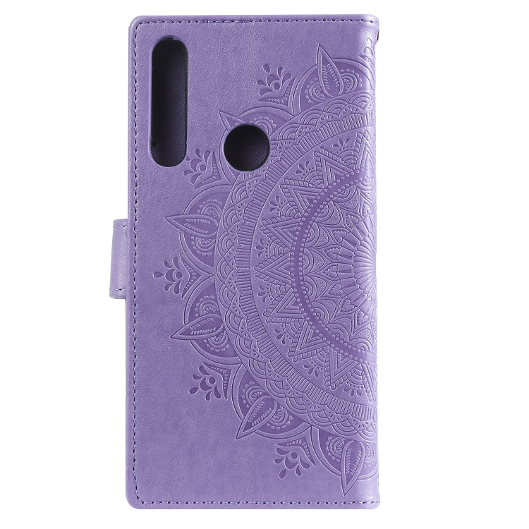 For Huawei P smart Z Totem Flower Embossed Horizontal Flip TPU + PU Leather Case with Holder & Card Slots & Wallet