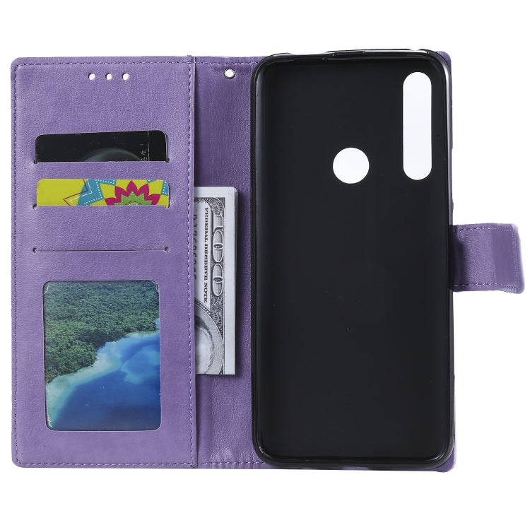For Huawei P smart Z Totem Flower Embossed Horizontal Flip TPU + PU Leather Case with Holder & Card Slots & Wallet