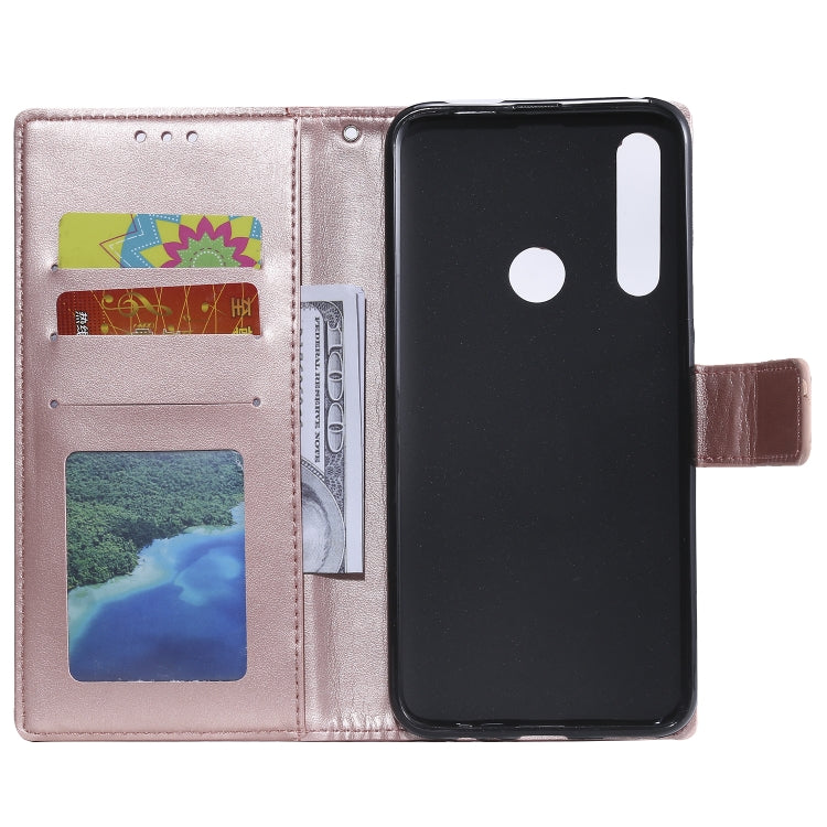 For Huawei P smart Z Totem Flower Embossed Horizontal Flip TPU + PU Leather Case with Holder & Card Slots & Wallet