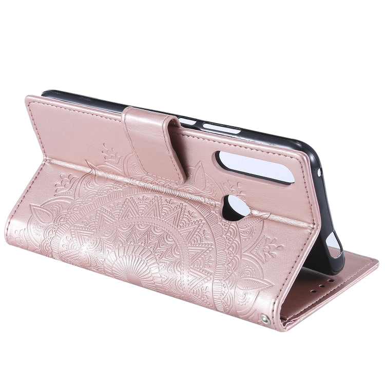 For Huawei P smart Z Totem Flower Embossed Horizontal Flip TPU + PU Leather Case with Holder & Card Slots & Wallet