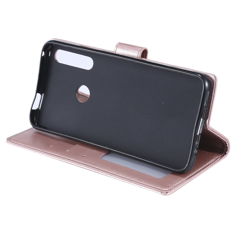 For Huawei P smart Z Totem Flower Embossed Horizontal Flip TPU + PU Leather Case with Holder & Card Slots & Wallet